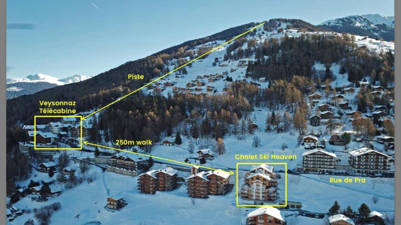Ski Heaven 7 Veysonnaz Eksteriør bilde